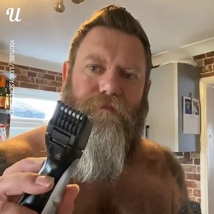 He looks like a totally different person when he shaves off his beard! 😮 | Ultimate