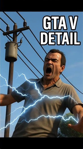 GTA V’s hidden realism… have you ever seen this?😱#shorts #gta #gta5 #gtav #rockstar