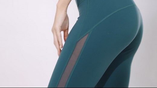 Watch High Waisted Mesh Leggings For Women on Amazon Live