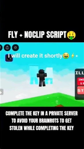 BEST ROBLOX FLY + NOCLIP SCRIPT! (Instant Steal & Infinite Brainrots) 😱🔥 | Delta Executor