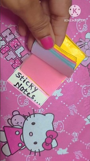 Sticky Notes Making at Home 📝 | |DIY Sticky Notes ✨|How to Make Sticky Notes 📝|Homemade Sticky Notes