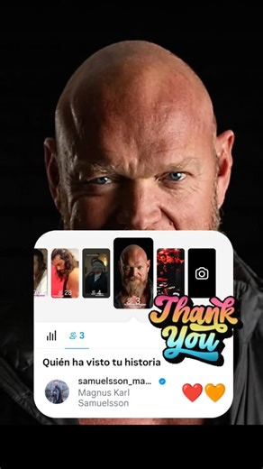 cancar1967 on Instagram: "Muchas gracias #samuelsson_magnus 💥✨💫🌟⭐🙏"