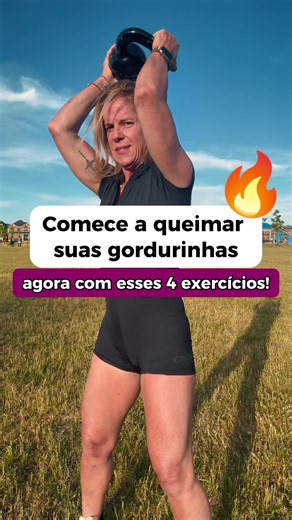 COMECE A QUEIMAR SUAS GORDURINHAS AGORA COM ESSES 4 EXERCÍCIOS Lindona, depois dos 50, não adianta querer secar fazendo qualquer treino. Para queimar gordura, firmar o corpo e ganhar mais disposição, você precisa ativar seus músculos com treino de força do jeito certo. 💪 Esses 4 exercícios são simples, práticos e podem ser feitos em casa para ajudar você a sair do sedentarismo, fortalecer o corpo e começar a se sentir mais leve e confiante. O segredo é constância. Comece hoje, faça no seu ritmo