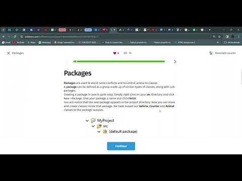 11 Packages | Java Intermediate | Sololearn