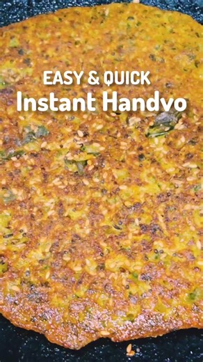 Instant Handvo That's Perfectly Crispy Every Time #shorts #easyrecipe #gujaratisnack