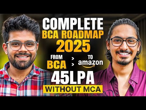 BCA to 50 LPA Amazon Without MCA | Complete BCA Roadmap 2025