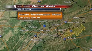 Severe weather is over tonight. | WVLT