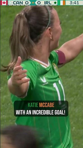 Katie McCabe with an insane goal for Ireland! 🇮🇪😮 #foxsoccer #WorldCup #Ireland
