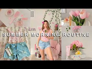MY 7AM THAT GIRL MORNING ROUTINE ☀️ productive, healthy, & mindful