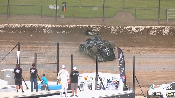Scott Bloomquist Survives Scary Tumble at Eldora | Racing Drama Unfolds
