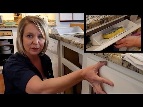 How to Install Tip Out Trays for a Kitchen Sink (for sponges, stoppers, etc.)