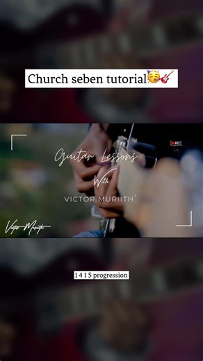 Church seben tutorial in 40 sec🔥🔥 #seben #sebenguitar #africanmusic #guitar #sebene