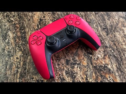 Cosmic Red PS5 Dualsense Controller UNBOXING + REVIEW