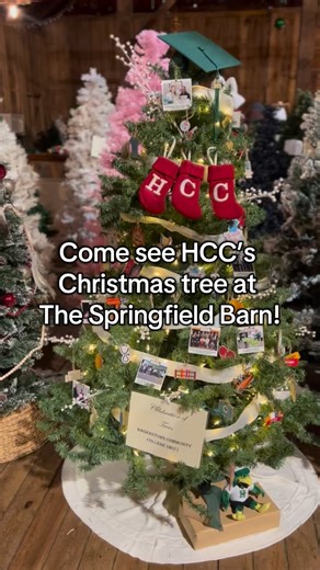 28 reactions | HCC has a Christmas tree at the 2025 Celebration of trees in The Springfield Barn (8 Springfield Lane Williamsport, MD) Stop by to see HCC’s tree, plus over 150 other trees decorated by community organizations and members. When to visit: 4-9 PM on Dec 6, 7, 8, 13, 14, 19, 20, 21 11 AM-4 PM on Dec 9, 11, 16, 18 | Hagerstown Community College | Facebook