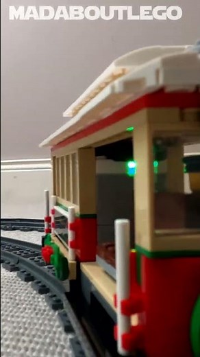 LEGO Tram and Train Crash.