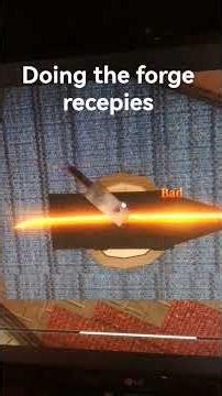 doing the forge recepies!