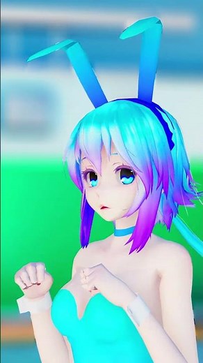MMD Vocaloid Aoki Lapis Bunny🐰 Bounce Bunny Bounce !!!