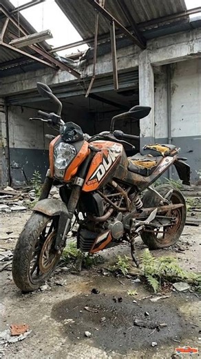 Abandoned KTM Duke 200 Restoration 😱 | Full Timelapse Rebuild to Brand New | Satisfying Bike Repair
