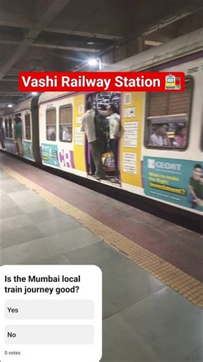 Is the Mumbai local train journey worth it? #incredibleindia #travel #shorts