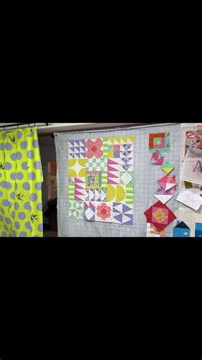 The building blocks sampler assembling the quilt top part 2 and borders #quiltersoftiktok #quilting #thequiltingbook