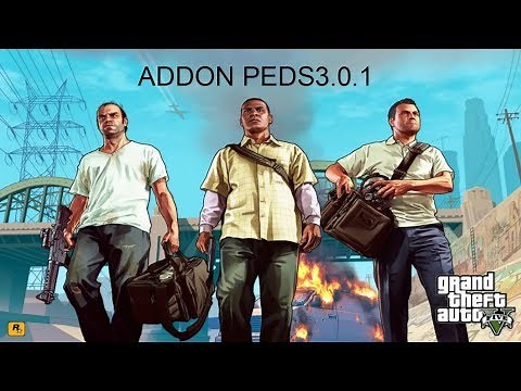 How to install addonpeds 3.0.1 gta 5 tutorial