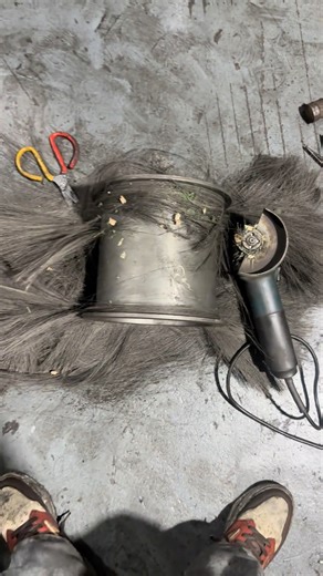 Angle Grinder Art: Using Power Tools to Create a Unique Hair Sculpture #toolgrinder