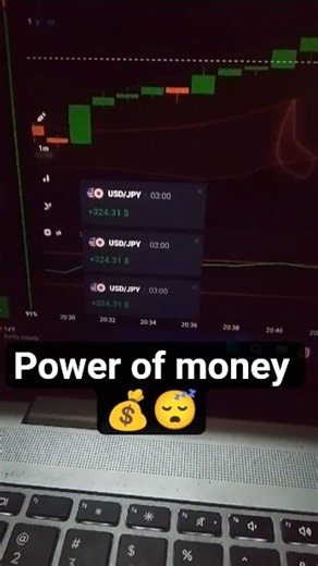 power of money 😁💰| big profit 😁😁#trading #quotex #stockmarket #forex #exness
