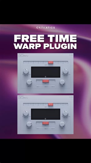 This plugin turns any sound into a dream sequence… And best of all? It’s completely free to download. Introducing DEJA VU, our time-warping FX plugin designed to reimagine any audio signal it touches. By combining musical time-stretching and pitch-shifting… This plugin creates that "slowed down" effect heard in countless modern pop and hip-hop records. Here's how DEJA VU transforms your sound: • 9 unique time signatures for real-time manipulation • Customizable parameters to dial in your timing 