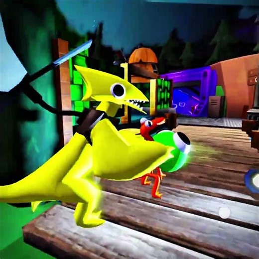 What If I Playing as Orange & Yellow Monster In Rainbow Friends funny moments #rainbowfriends#roblox