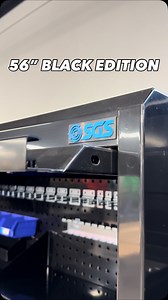 Organise more. Work smarter. The SGS 56in Roller Cabinet with Hutch & Side Cabinet🧰 #sgsengineering #garage #tools #toolstorage | SGS Engineering