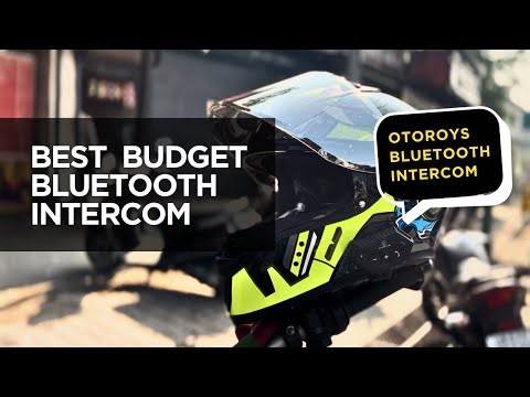 “OTOROYS” Best Budget Bluetooth intercom | How to setup bluetooth intercom in helmet | NOMADIC PANDA