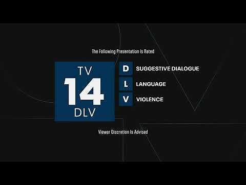 Fox Viewer Discretion is Advised TV-14-DLV (Dark Theme)