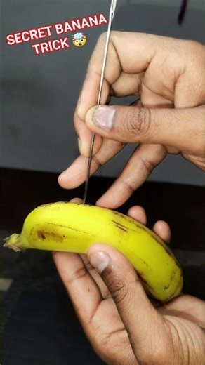 BANANA Peeling Hack 😲! @zackdfilms