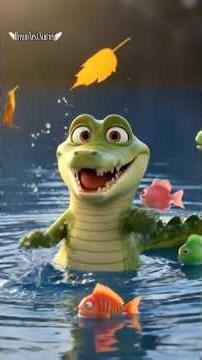 The Little Crocodile's Hiccups! 🐊🫧 Cute Bedtime Story for Kids 🌙.