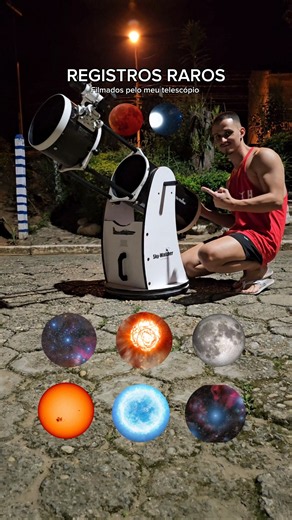 Registros Raríssimos com o Telescópio 😍🔭