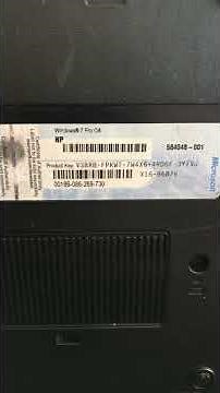 Windows 7 Pro OA Product key HP