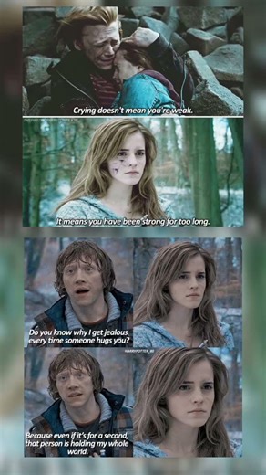 When Strength Breaks 💔 | A Deep Moment Between Ron Weasley & Hermione Granger