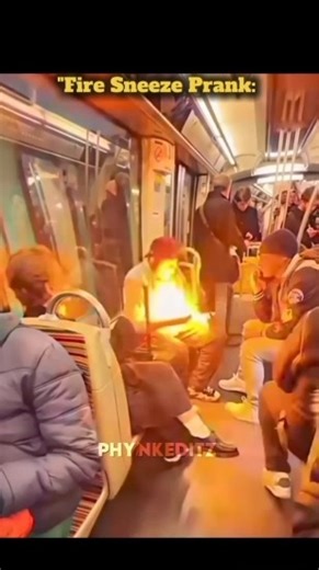 Insane Fire sneeze Prank 💀 | Trollface edit #prank #fyp #shorts