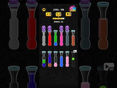 119 - 121 level - Color Water Sort Puzzle 2025