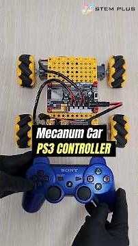 (Arduino Projects) Mecanum Car ESP32 vs PS3 controller #shorts #arduino #ps3 #mecanum #esp32