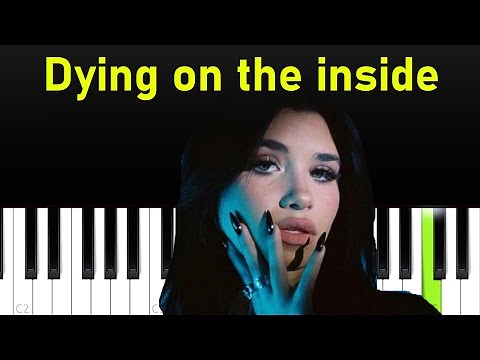 Nessa Barrett - dying on the inside (Piano tutorial)