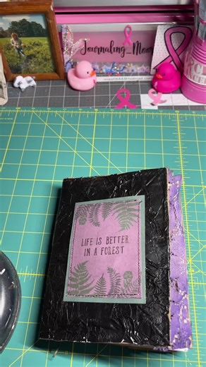 Forest junk Journal #journaling_moore #junkjournal #papercraft #journal #smallbusiness