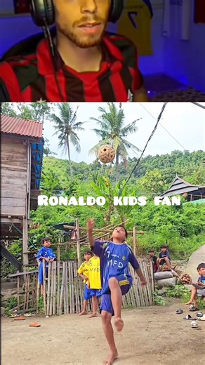 Ronaldo kid fans jump was insane #shorts