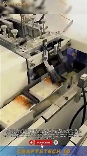 Innovation of Card Counting and Packaging Machine