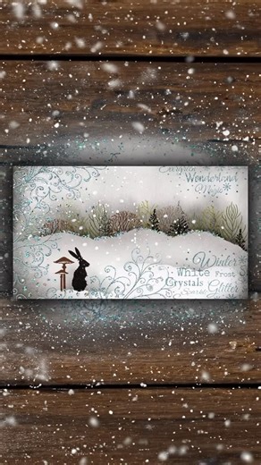 Lavinia Stamps on Instagram: "Creating the most magical winter scene in minutes ✨ join Tracey as she demonstrates how you can build your own stunning winter wonderland in seconds.. the full tutorial is available on our website which you can find by following this link - https://www.laviniastamps.com/a-hare-in-a-winter-wonderland/"