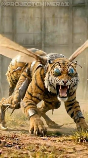 Tiger-Bee Hybrid: Experiment 001 | Project Chimera X #shorts