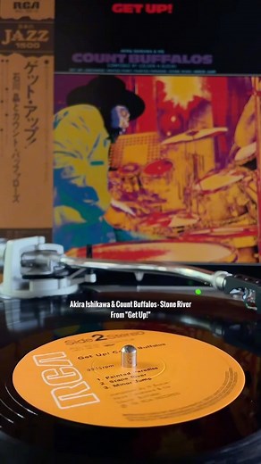 Portal Records on Instagram: "SOLD OUT! Arigatou gozaimasu Artist: Akira Ishikawa & Count Buffalos Track Name: Stone River Album: Get Up! Label: RCA RVL-5510 (2nd Pressing) Year: 1976 (Originally released in 1975)"