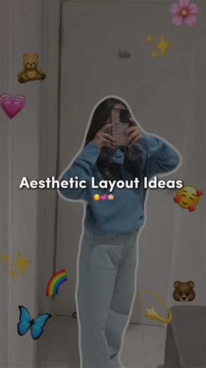 PR_IDEAS💗 on Instagram: "Aesthetic Layout Ideas 💖😻 . . . . . . #reelinstagram #dailyideas #ａｅｓｔｈｅｔｉｃ #aestheticlayout #layoutideas"