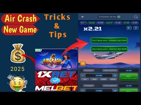 Air Crash... 1xbet New Game 💰 How to Play And 💲60K Winning Trick or Tips