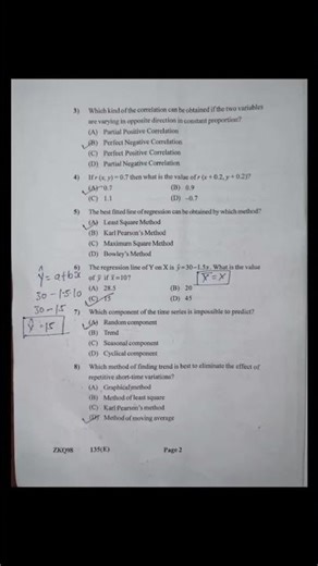 CLASS 12 || STATISTICS MARCH 2026 || PAPER SOLUTIONS|| BOARD EXAM ANSWER KEY || WITH SOLUTION